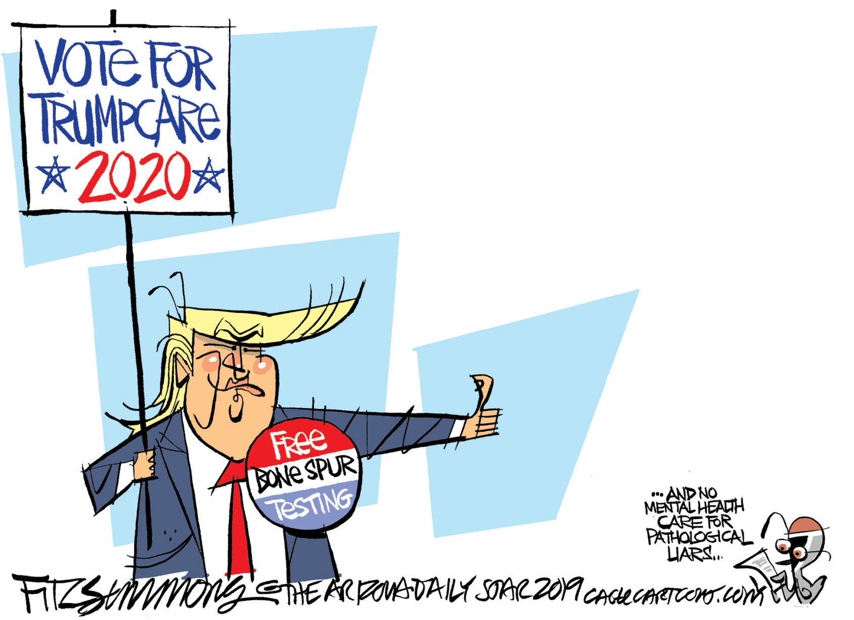 Daily Fitz Cartoon: Trumpcare